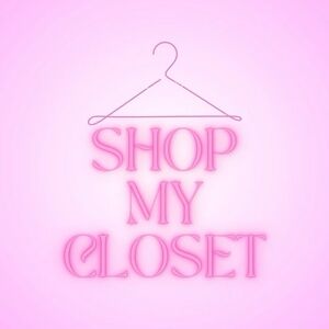 Pink Neon 'Shop My Closet' Sign